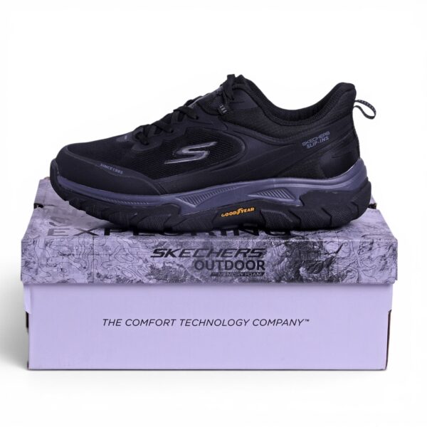 Skechers Trail Goodyear – Trail Walking Shoes with Durable Traction in Black