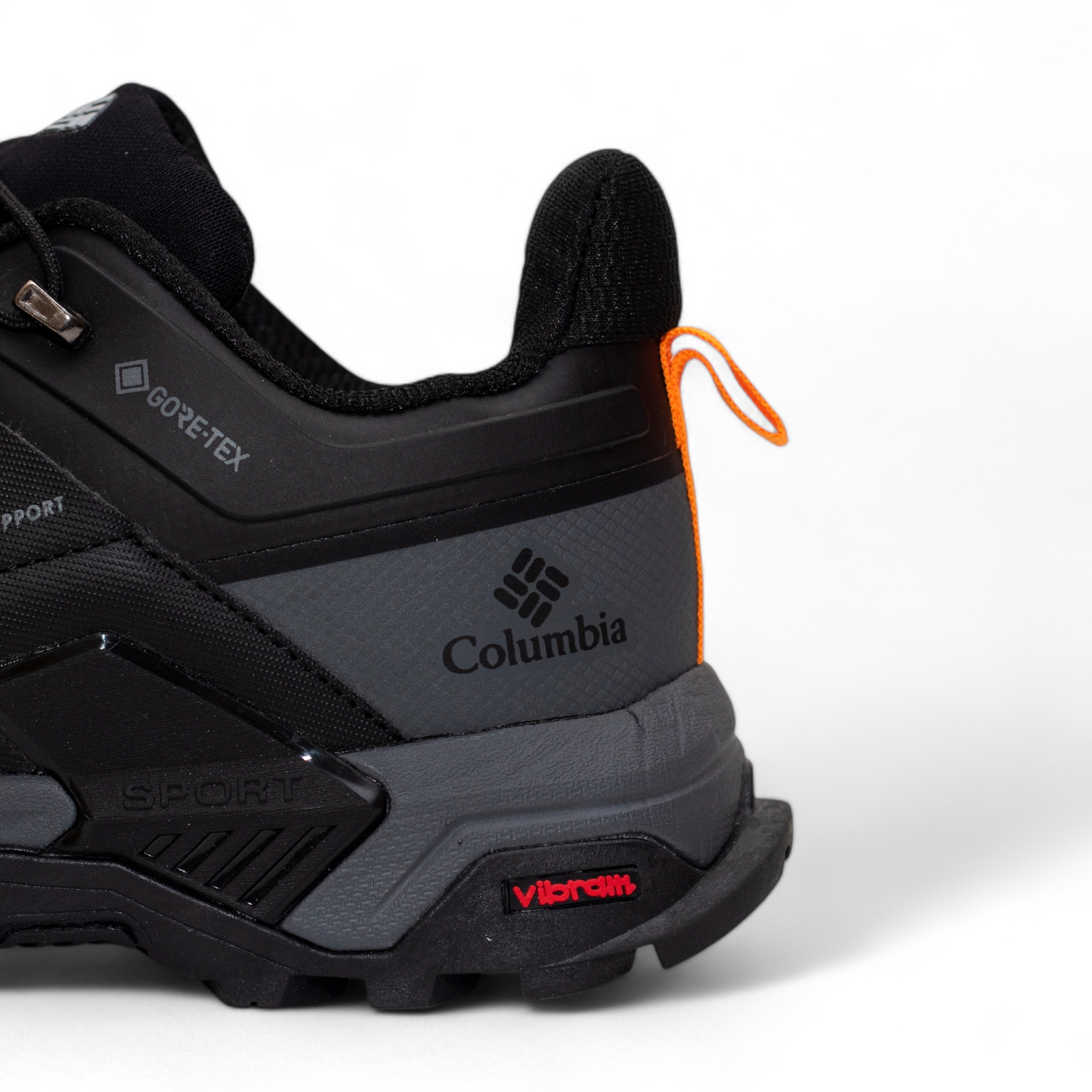 Columbia Gore-Tex Outdoor Hiking Sneakers - in black, orange - Image 8