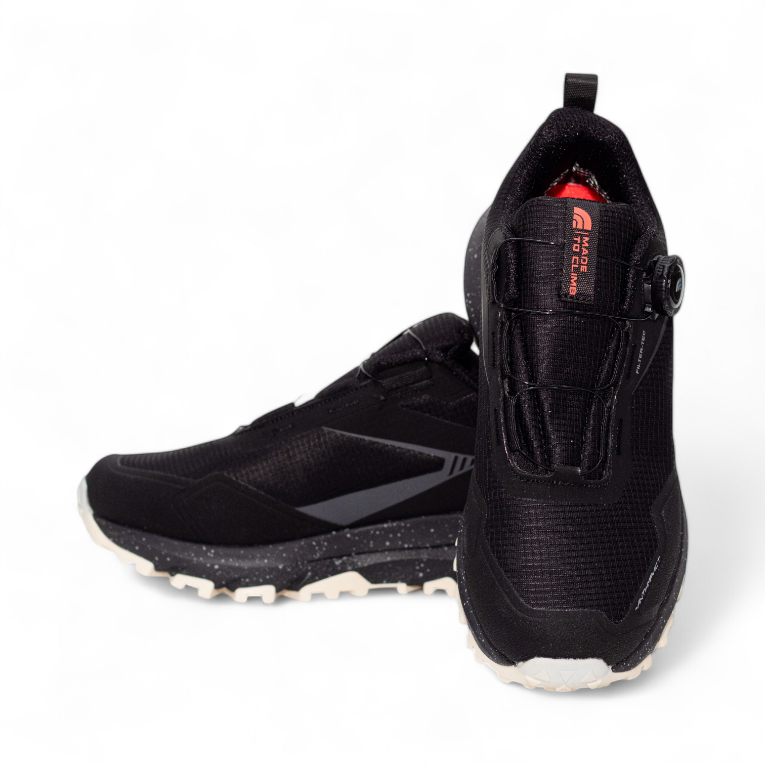The North Face outdoor shoes NF - in Black & Orange - Image 4