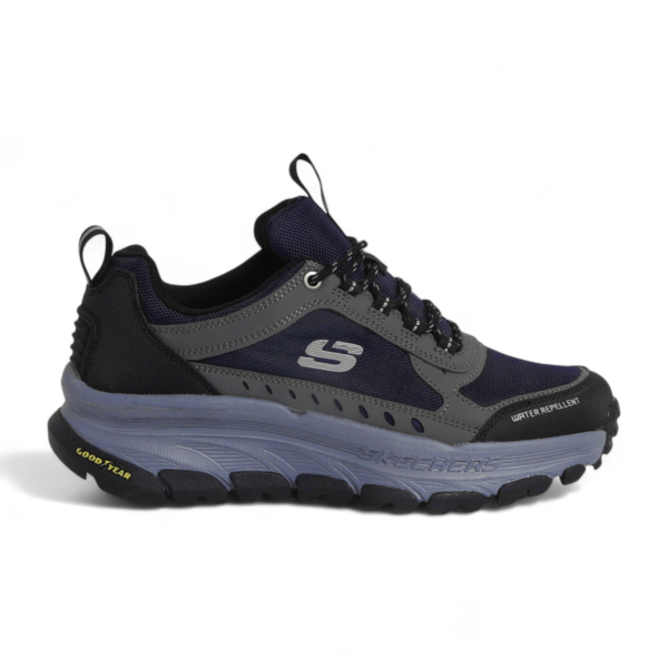 Skechers Hillcrest Water Repellent Trail Shoe in Gray