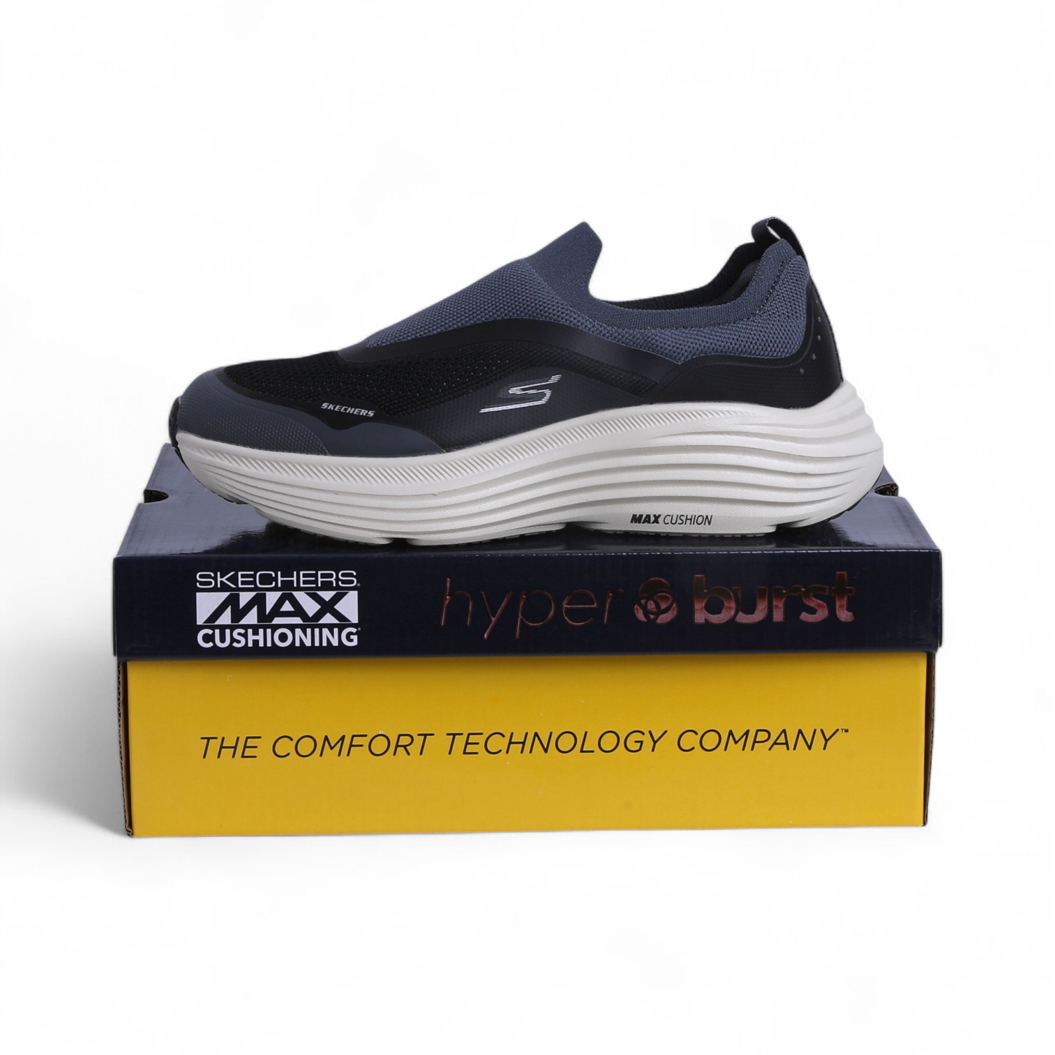 Skechers Air-Cooled Goga Mat in Dark Grey - Image 4