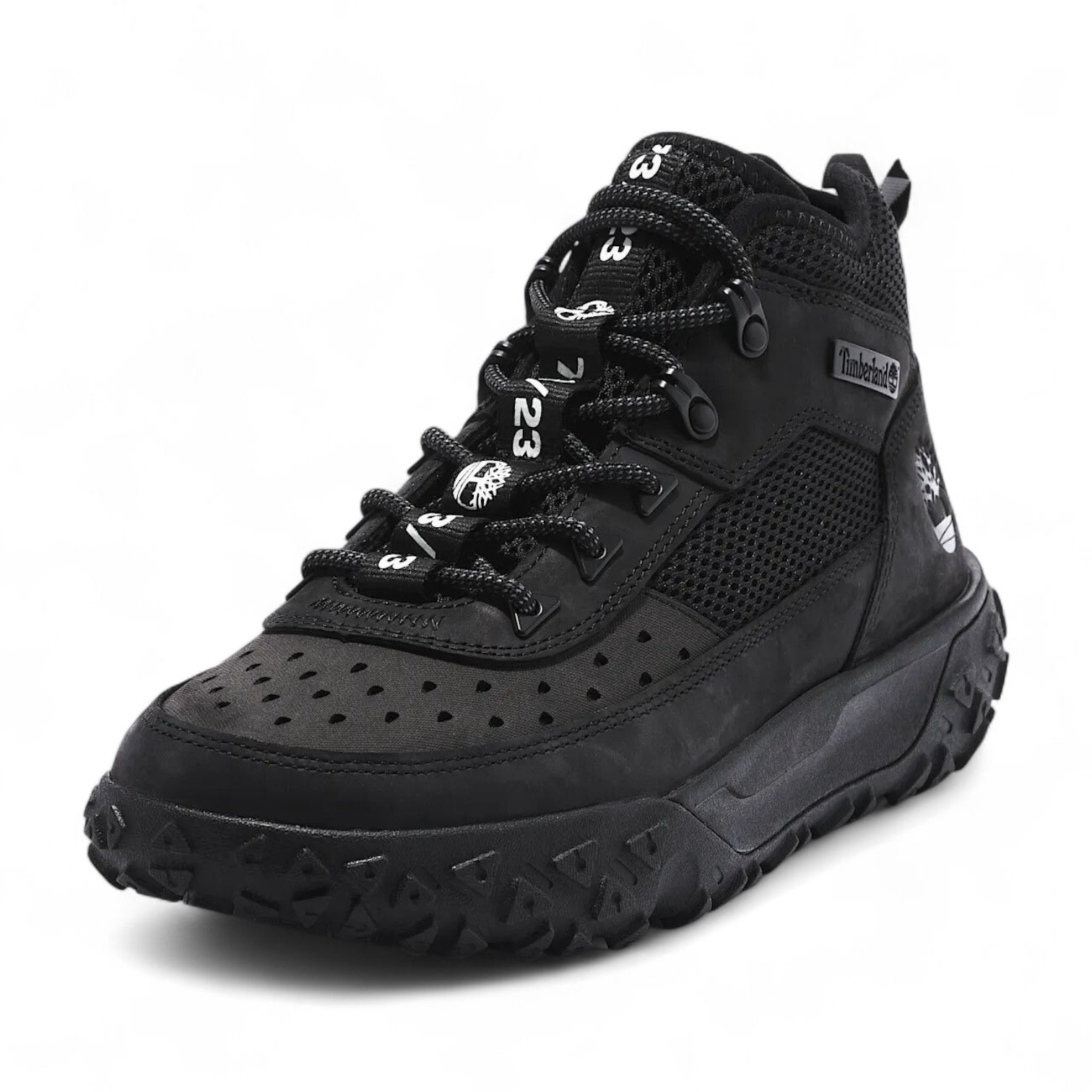 Timberland Men’s GreenStride Motion 6 Mid Lace in Black - Image 4