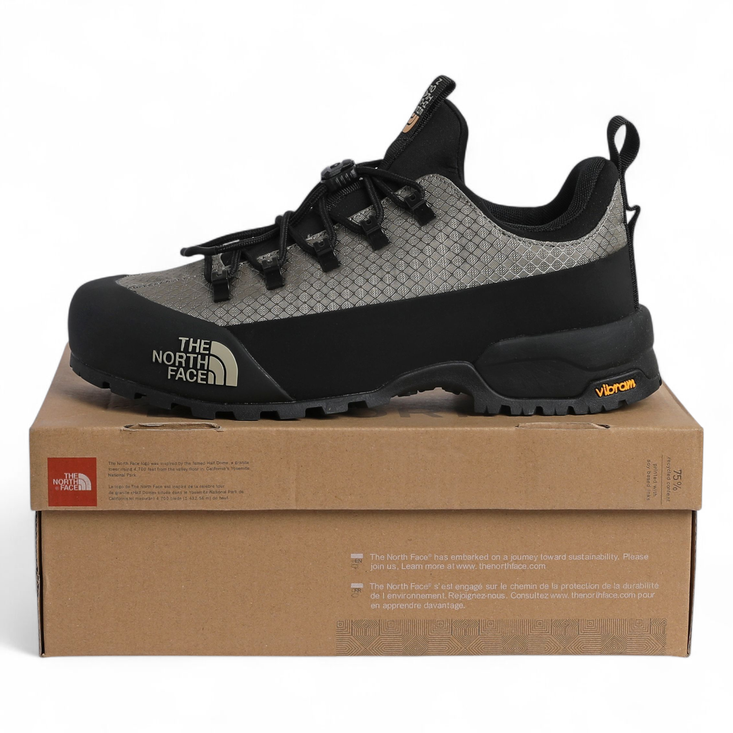 Sneakers The North Face Glenclyffe Low – Lightweight Outdoor Hiking Shoe LW - in Black & Beige - Image 3