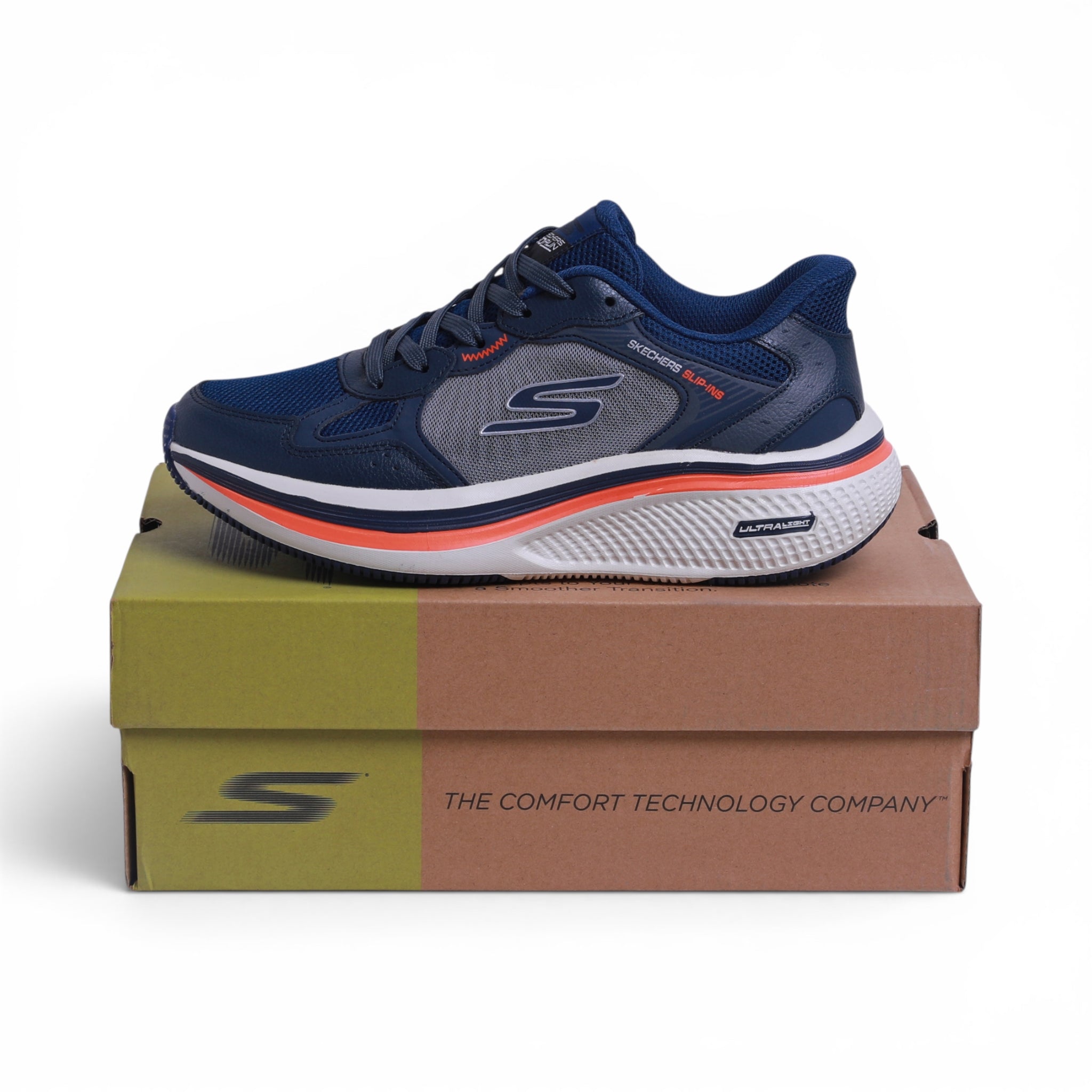 Skechers Hands Free Slip-ins Bounder – in Navy - Image 3