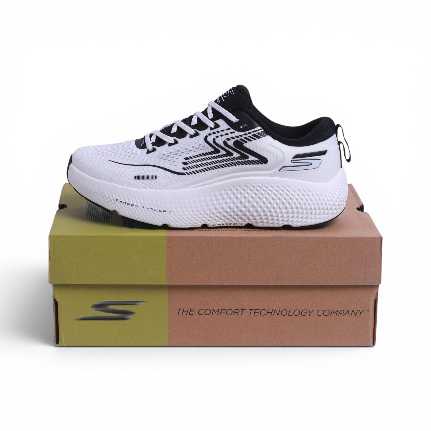 Skechers GO RUN Max Road 6 – in White - Image 3