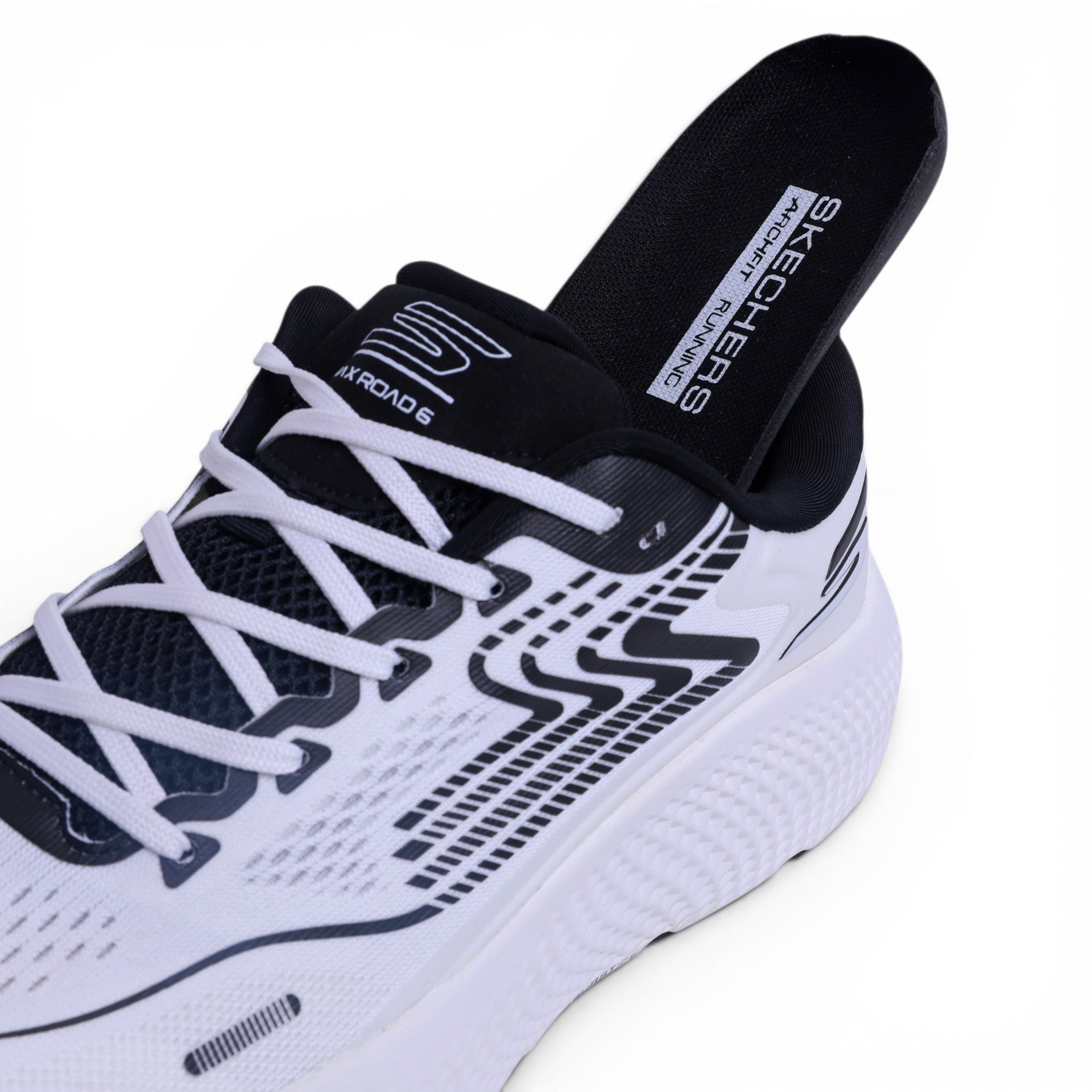 Skechers GO RUN Max Road 6 – in White - Image 7
