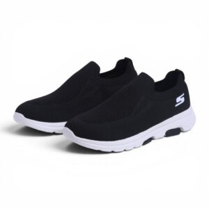 Skechers GO WALK Slip-On Knit – in Black - Image 2