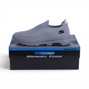 Skechers GO WALK Slip-On Knit – in Grey - Image 3