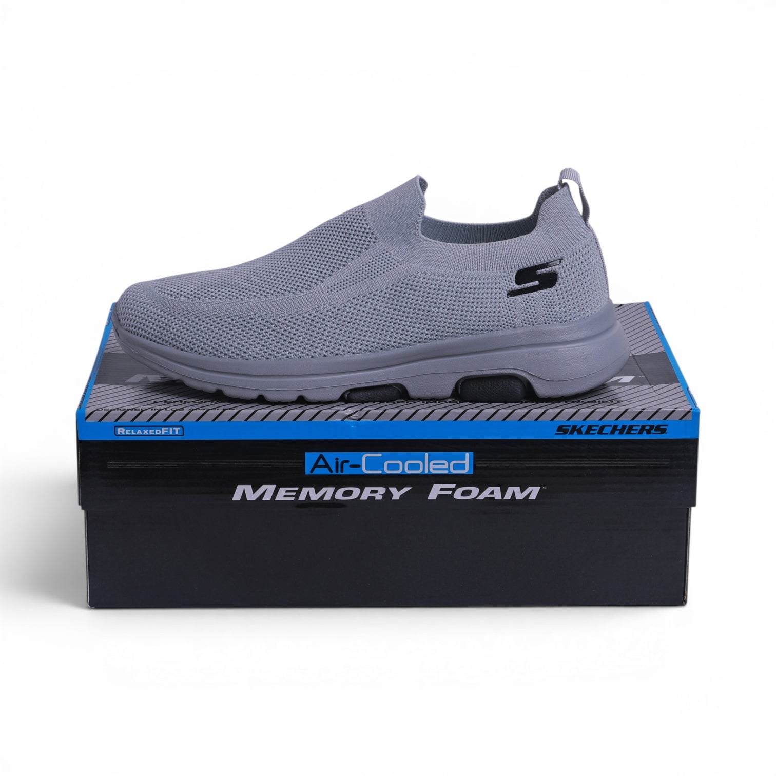 Skechers GO WALK Slip-On Knit – in Grey - Image 3