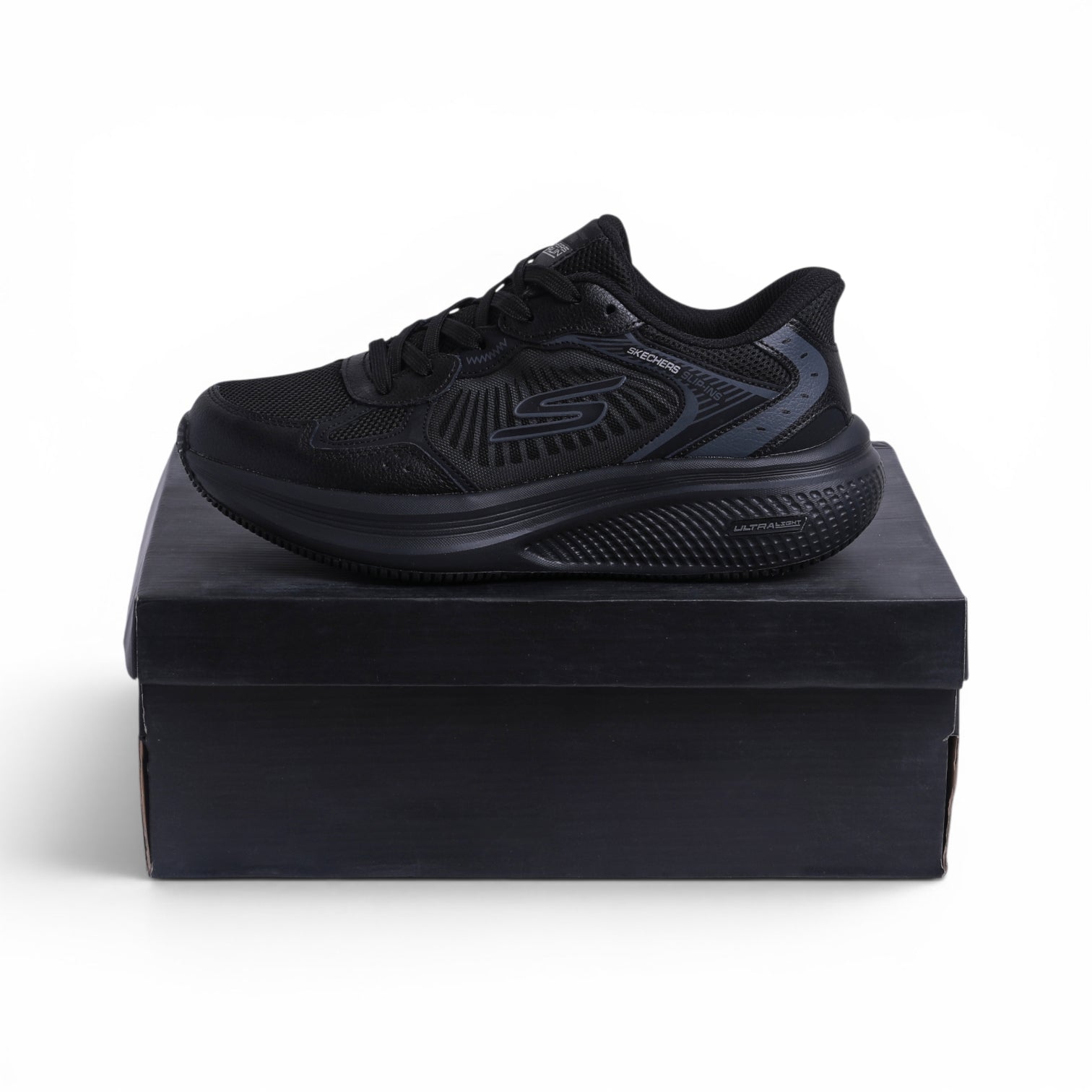 Skechers Hands Free Slip-ins Bounder – in Black - Image 3