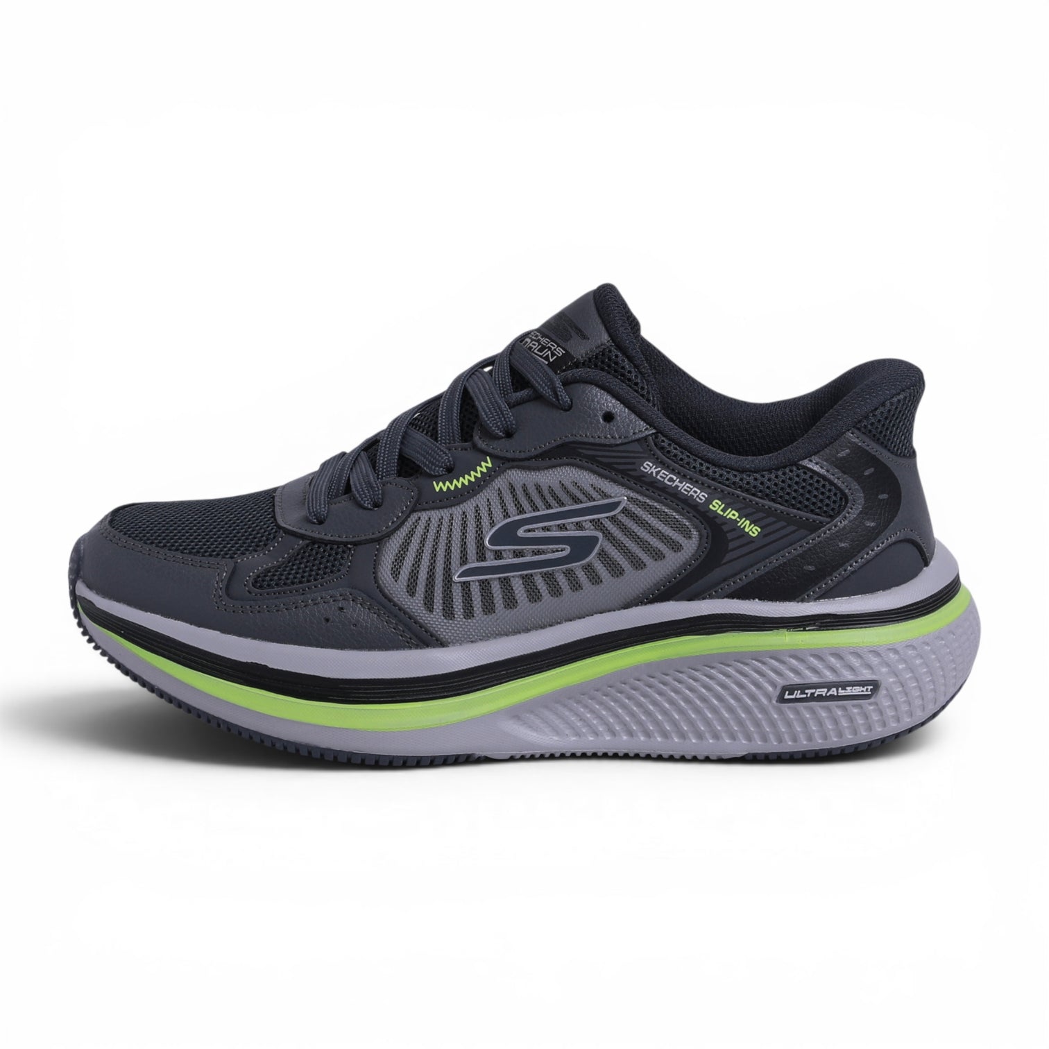 Skechers Hands Free Slip-ins Bounder – in Grey - Image 1