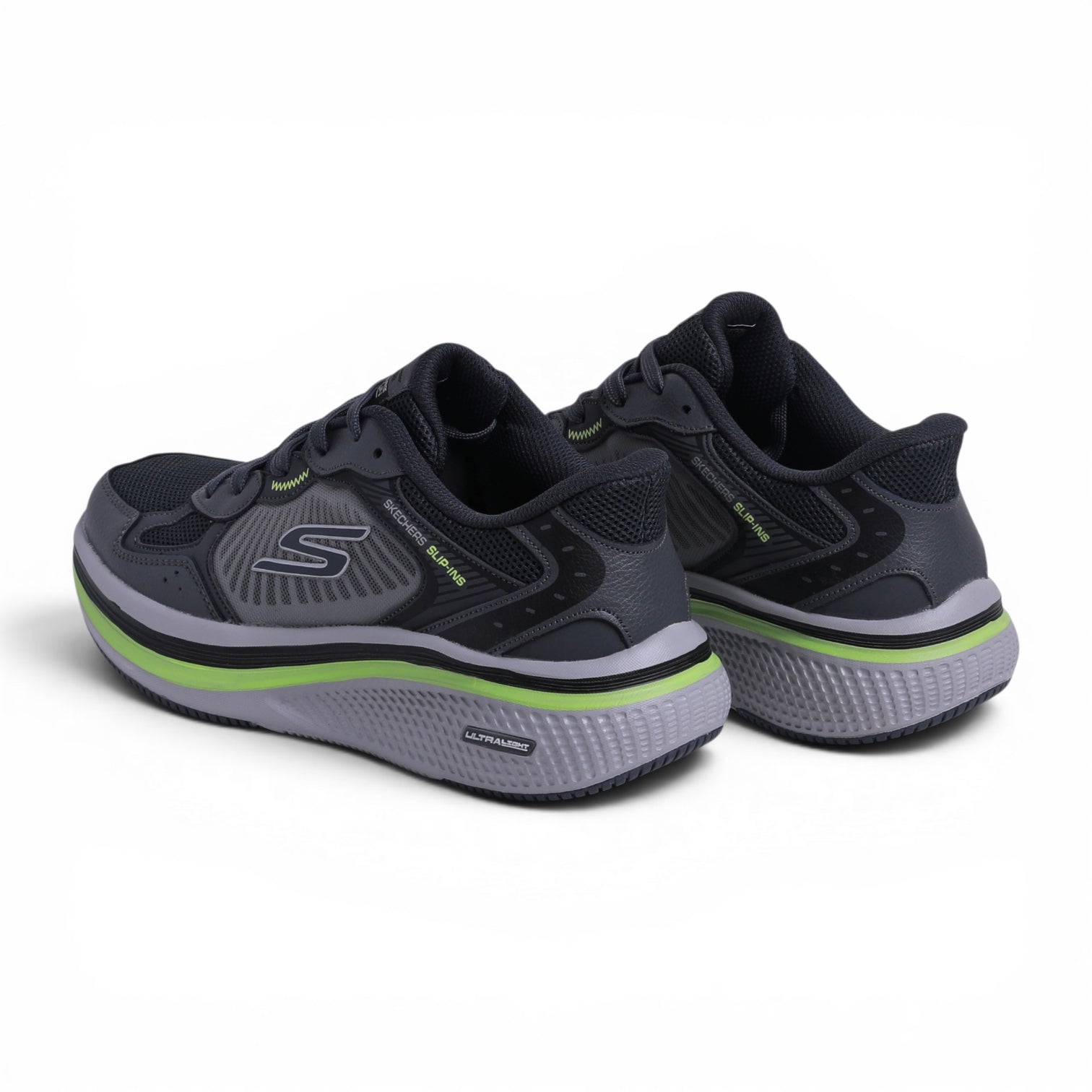 Skechers Hands Free Slip-ins Bounder – in Grey - Image 5