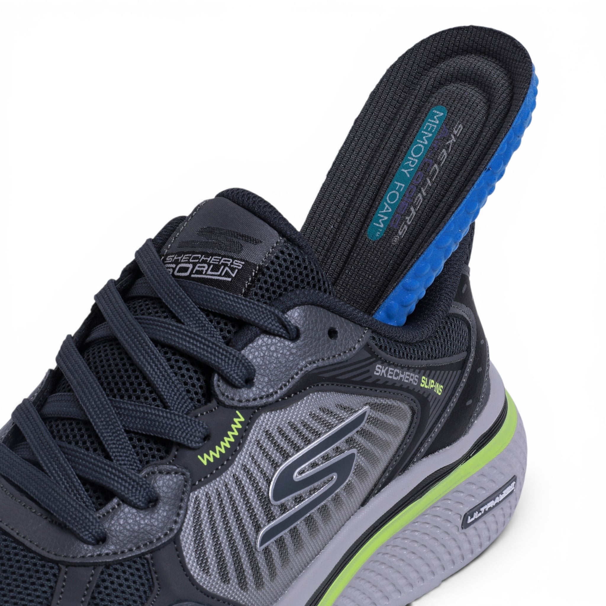Skechers Hands Free Slip-ins Bounder – in Grey - Image 7